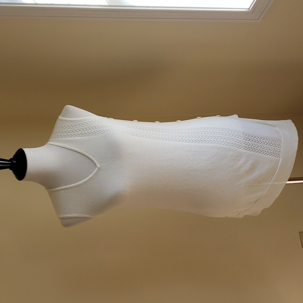BCBGMAXAZRIA Gardenia Tana pointelle top